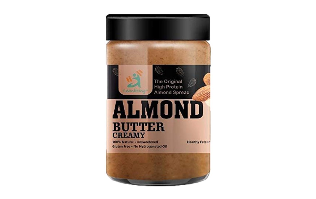 Leanbeing Almond Butter Creamy    Plastic Jar  500 grams
